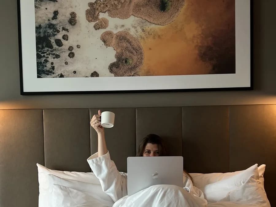 A portrait of an expert in a natural, unstaged setting